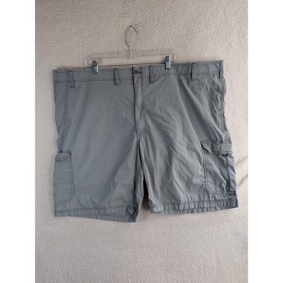 Lee Extreme Motion Cargo Shorts Mens Sz 54 Gray Elastic Stretch Waist - Picture 1 of 14